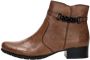 Rieker Stijlvolle cognac enkellaars met zwarte riem Bruin Dames - Thumbnail 3