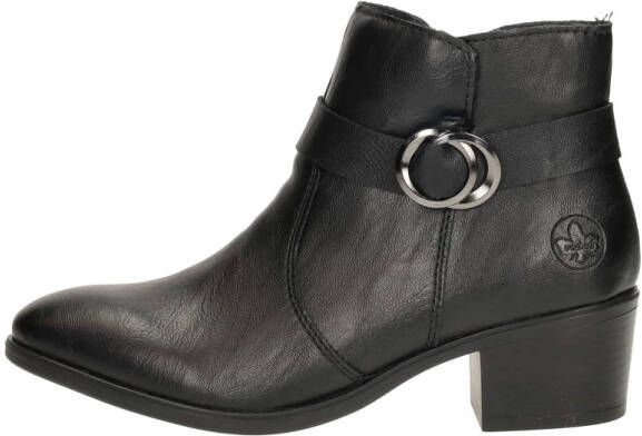 Rieker Laarsjes ankleboots blokhak met binnenrits