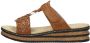 Rieker Heren Cognac Synthetische Slipper Bruin Heren - Thumbnail 2