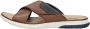 Rieker Stijlvolle en Comfortabele Leren Slippers Brown Heren - Thumbnail 4