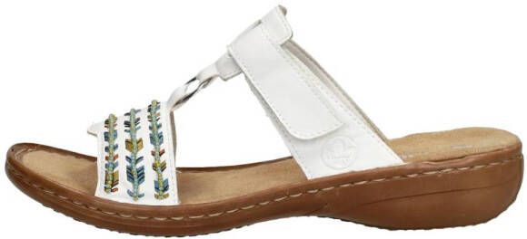 Rieker -Dames wit slippers & muiltjes - Foto 2
