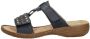 Rieker Slippers sleehak zomerschoen slippers met praktische klittenband - Thumbnail 2