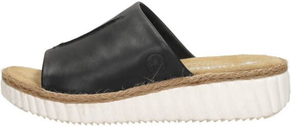 Rieker Zwarte Comfort Slipper met Voorgevormd Voetbed Black Dames - Foto 3