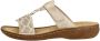 Rieker -Dames goud slippers & muiltjes - Thumbnail 2
