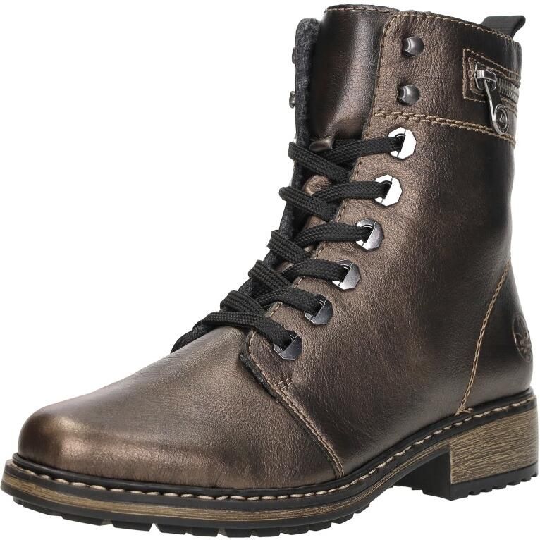 Rieker dames veterboot Brons
