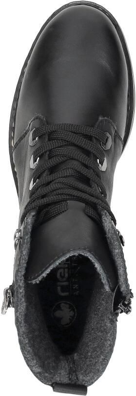 Rieker Waterdichte sneakers met ritssluiting en uitneembaar voetbed Black - Foto 15