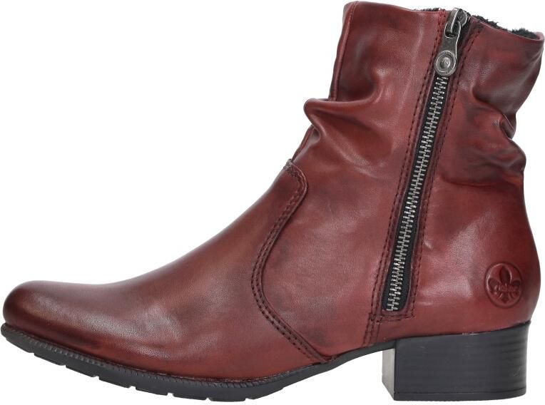 Rieker Enkellaarsjes Hak Enkellaarsjes Hak Bordeaux - Foto 3