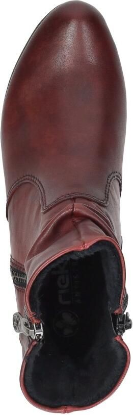 Rieker Enkellaarsjes Hak Enkellaarsjes Hak Bordeaux - Foto 8