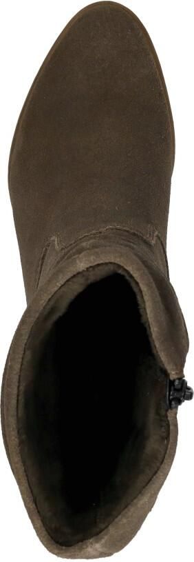 Rieker art. Y2054-45 taupe suede kuitlaars met rits - Foto 8