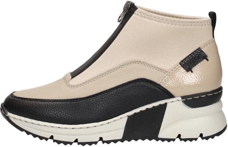 Rieker Boots zonder sluiting Enkellaarsjes high top sneakers met ritssluiting aan de voorkant - Foto 4