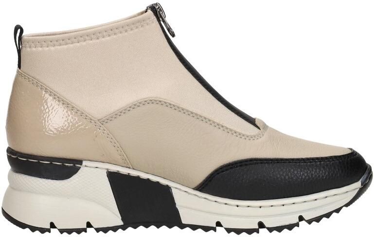 Rieker Boots zonder sluiting Enkellaarsjes high top sneakers met ritssluiting aan de voorkant - Foto 6