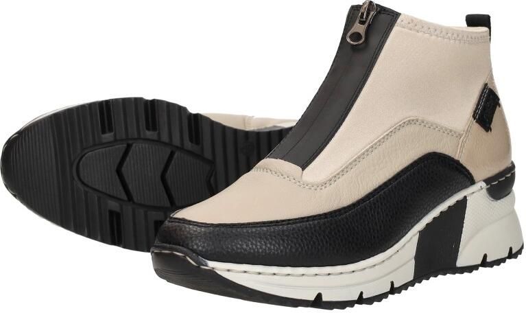 Rieker Boots zonder sluiting Enkellaarsjes high top sneakers met ritssluiting aan de voorkant - Foto 7