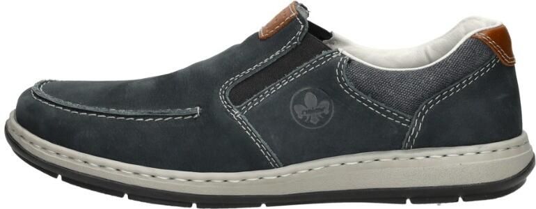 Rieker Instappers Lage schoen vrijetijdsschoen instaplaars met modieuze bladnaad - Foto 2