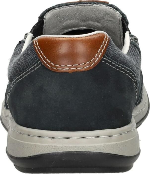 Rieker Instappers Lage schoen vrijetijdsschoen instaplaars met modieuze bladnaad - Foto 4