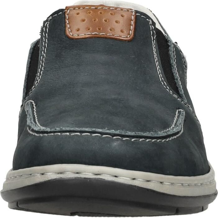 Rieker Instappers Lage schoen vrijetijdsschoen instaplaars met modieuze bladnaad - Foto 3