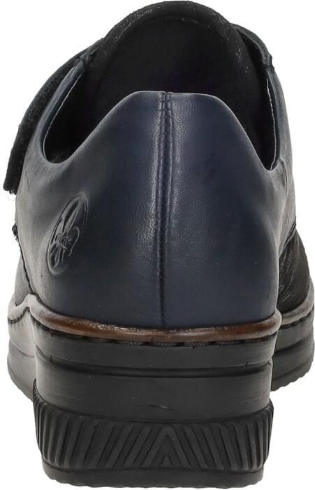 Rieker Dames Klittenbandschoen 487CO-15 Donkerblauw - Foto 6
