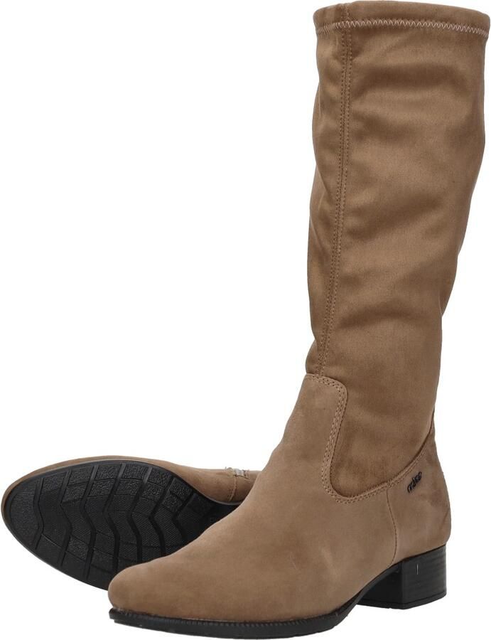 Rieker dames hoge laars Taupe