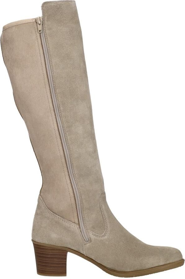 Rieker Hoge laarzen beige Suede Dames