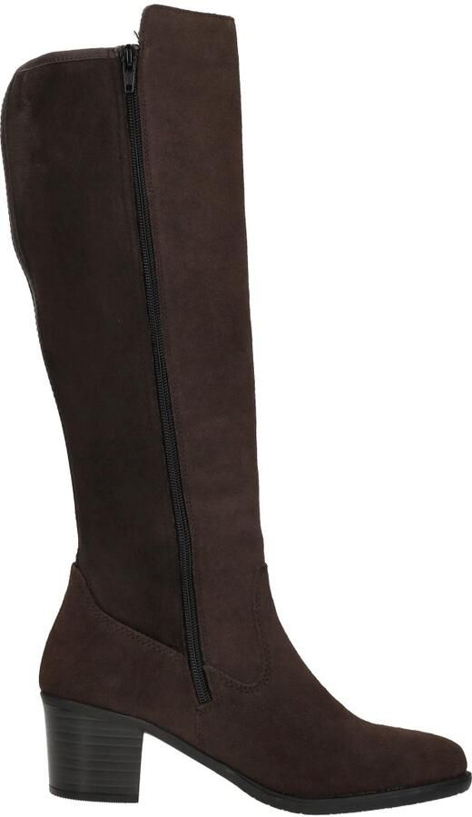 Rieker art. Y2050 25 bruin suede stretch knielaars dames