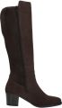 Rieker art. Y2050 25 bruin suede stretch knielaars dames - Donkerbruin