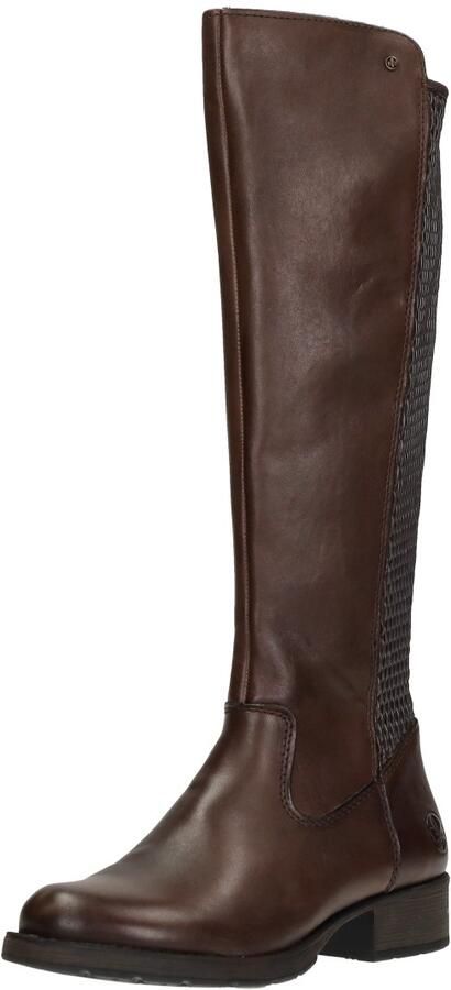 Rieker art Z9591 29 bruin leer stretch kuit rits dames - Foto 7