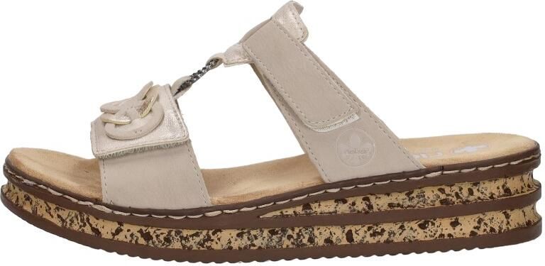 Rieker Slipper 62936 60 Beige Zacht Voetbed - Foto 9