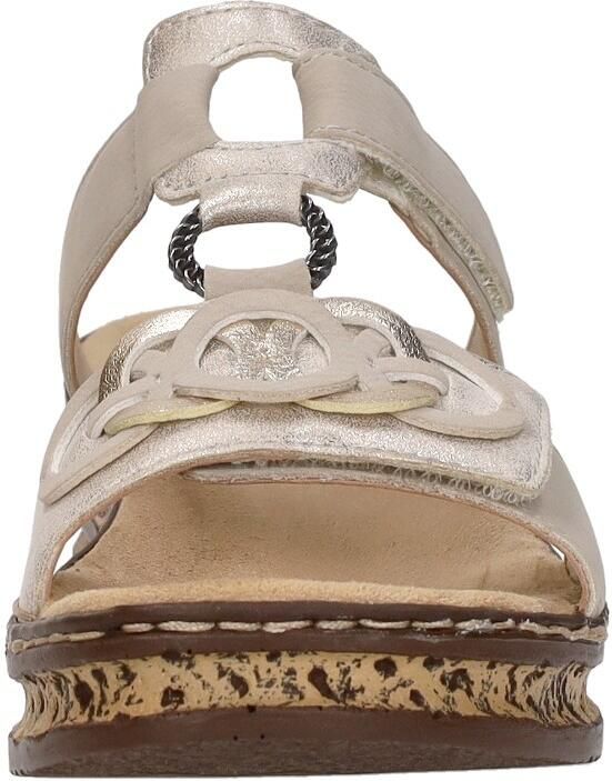 Rieker Slipper 62936 60 Beige Zacht Voetbed - Foto 10