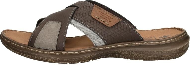 Rieker Lichtgewicht Bruine Slipper met Zacht Voetbed Brown Heren - Foto 5