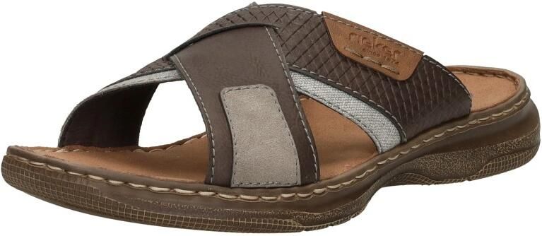 Rieker Lichtgewicht Bruine Slipper met Zacht Voetbed Brown Heren - Foto 11