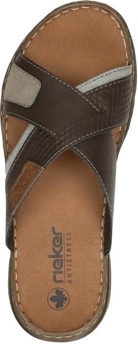 Rieker Lichtgewicht Bruine Slipper met Zacht Voetbed Brown Heren - Foto 13