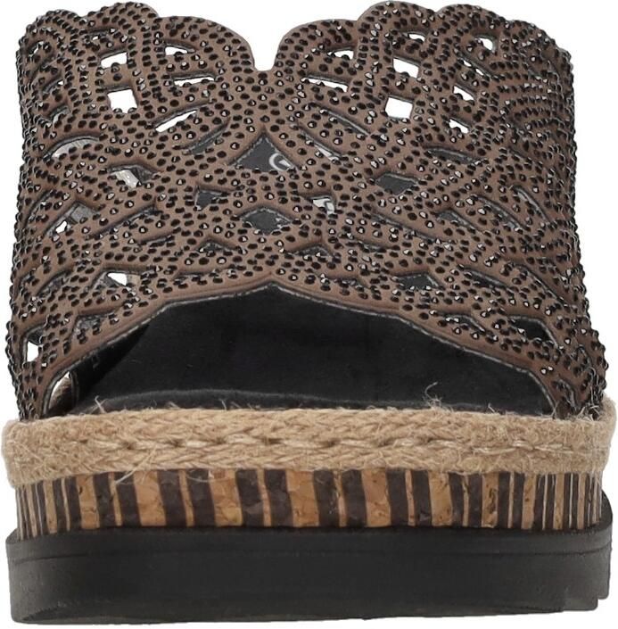 Rieker Slippers Dames Bruin - Foto 4
