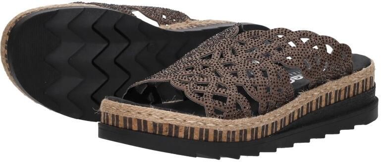 Rieker Slippers Dames Bruin - Foto 6