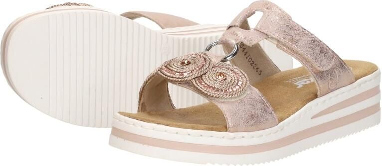 Rieker Sandalen met bandjes voor dames in effen kleur - Foto 7