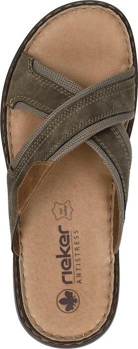 Rieker Heren Slipper 25182-25 Taupe - Foto 8