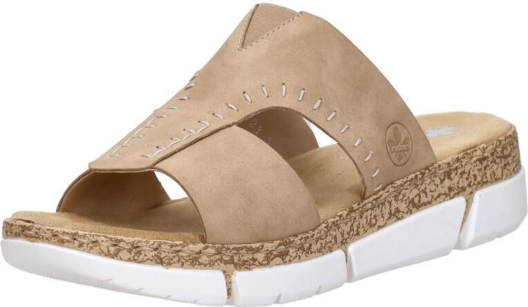Rieker Slippers Dames Beige - Foto 5