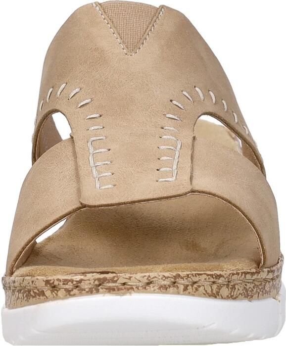 Rieker Slippers Dames Beige - Foto 3