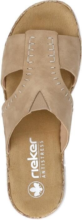 Rieker Slippers Dames Beige - Foto 7