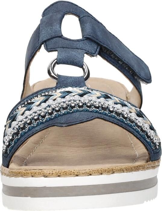 Rieker -Dames blauw slippers & muiltjes - Foto 3