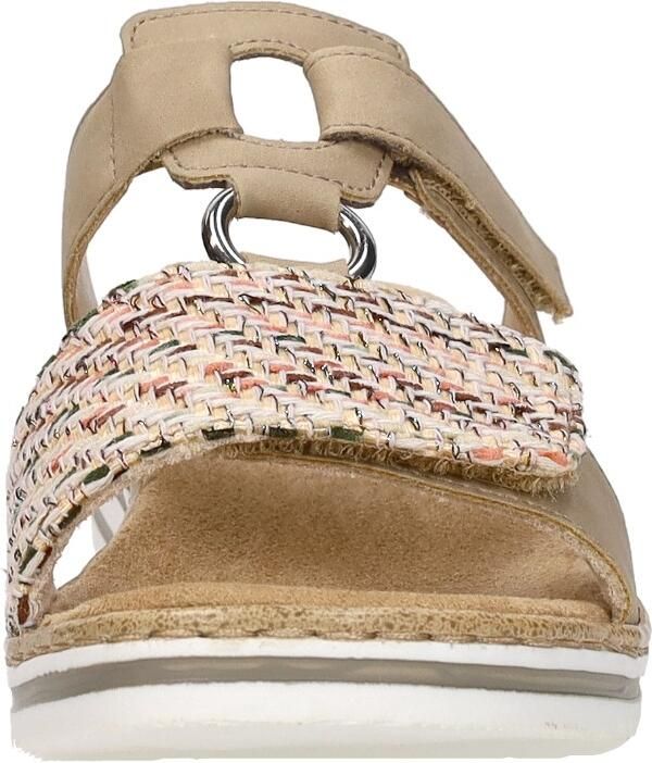 Rieker -Dames beige donker slippers & muiltjes - Foto 8