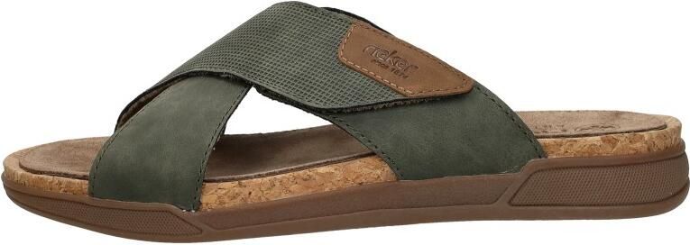 Rieker 27070-54 heren slippers groen - Foto 3