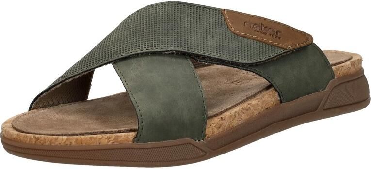 Rieker 27070-54 heren slippers groen - Foto 7