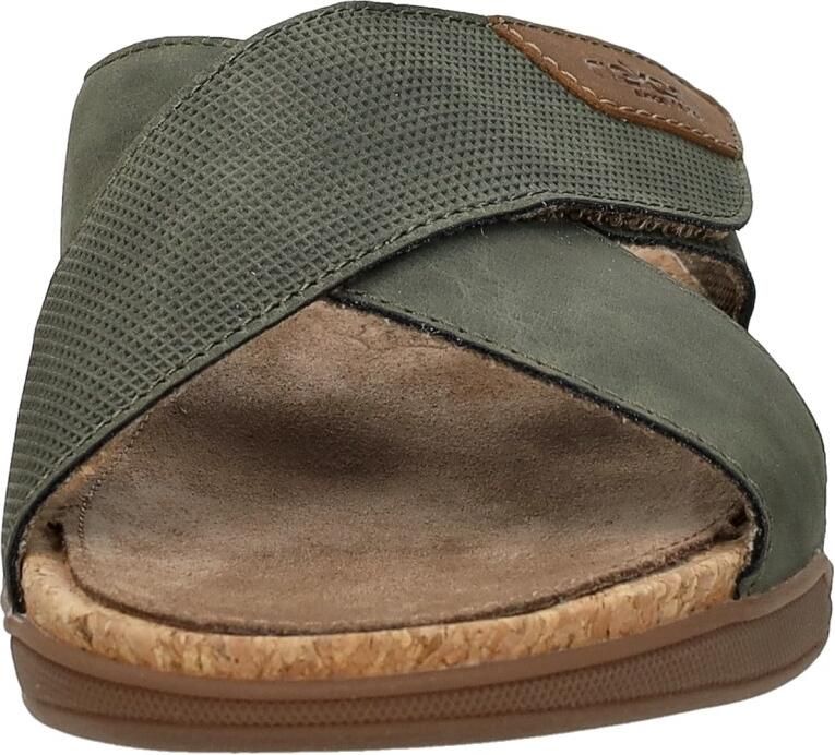 Rieker 27070-54 heren slippers groen - Foto 4