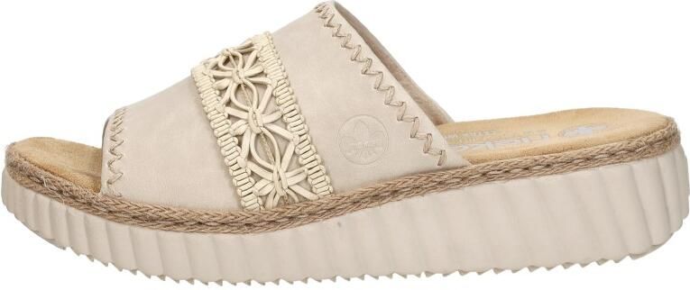Rieker Sandalen beige Textiel Dames - Foto 3