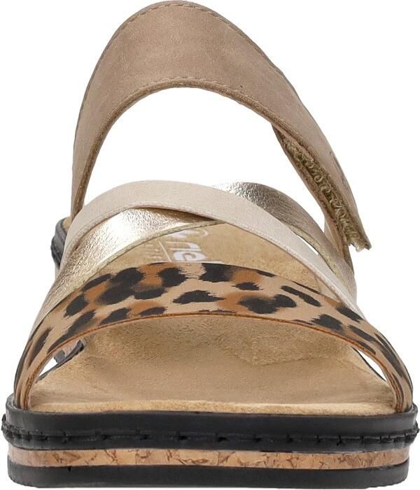 Rieker Slipper V3652-62 Beige Combi Zacht Voetbed - Foto 5