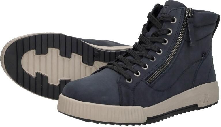 RRieker R-Rieker Hoge veterschoenen ankle boot high top sneaker leisure boots with zipper - Foto 3