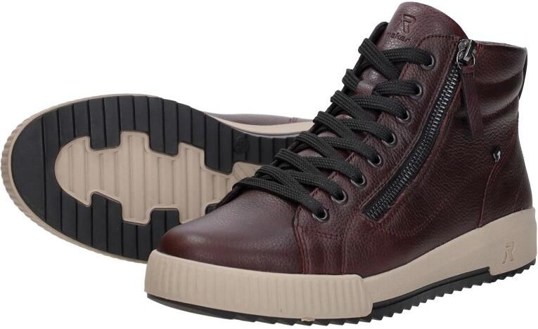 Rieker Revolution Veterschoenen Hoog Bordeaux - Foto 7