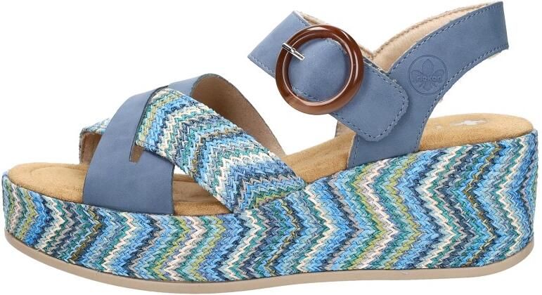 Rieker Sandalen Hak Sandalen Hak Blauw - Foto 2