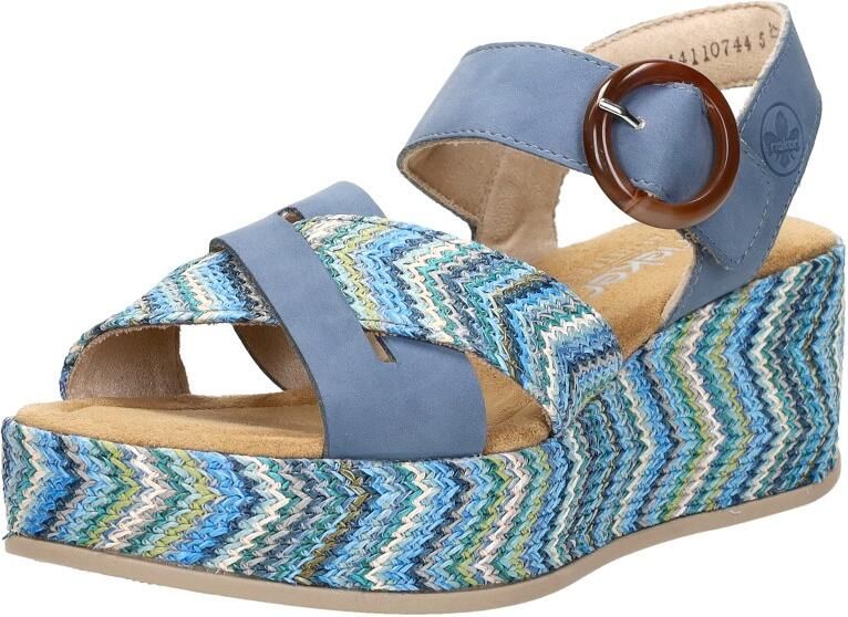 Rieker Sandalen Hak Sandalen Hak Blauw - Foto 3