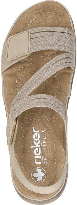 Rieker Sandalen zomerschoen sandaal sleehak met elastieken - Foto 12