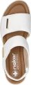 Rieker Sandalen Plat Sandalen Plat wit - Wit